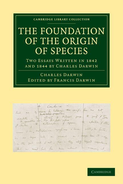 Vorderes Coverbild The Foundation of the Origin of Species