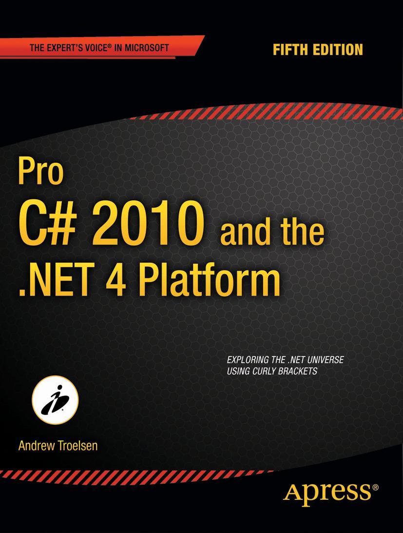 Vorderes Coverbild Pro C# 2010 and the .Net 4 Platform