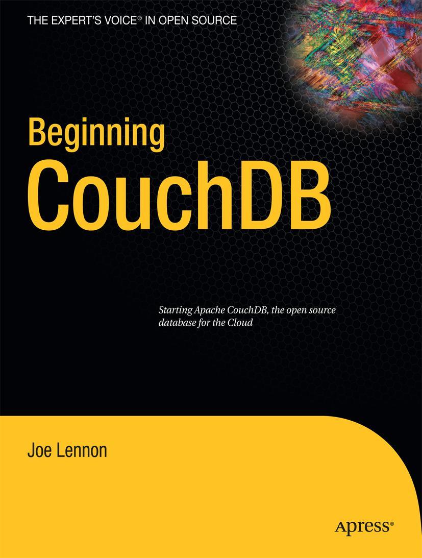Vorderes Coverbild Beginning CouchDB