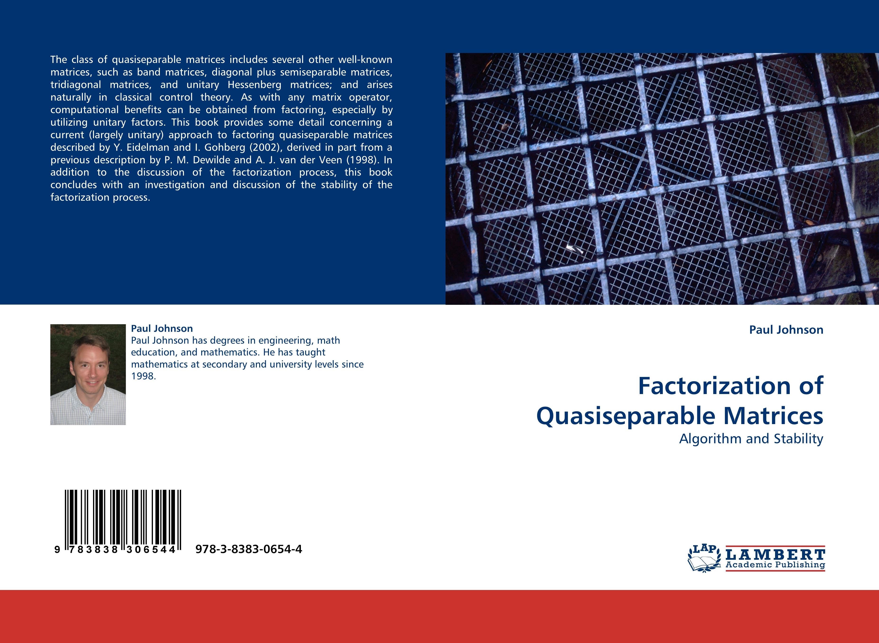Vorderes Coverbild Factorization of Quasiseparable Matrices