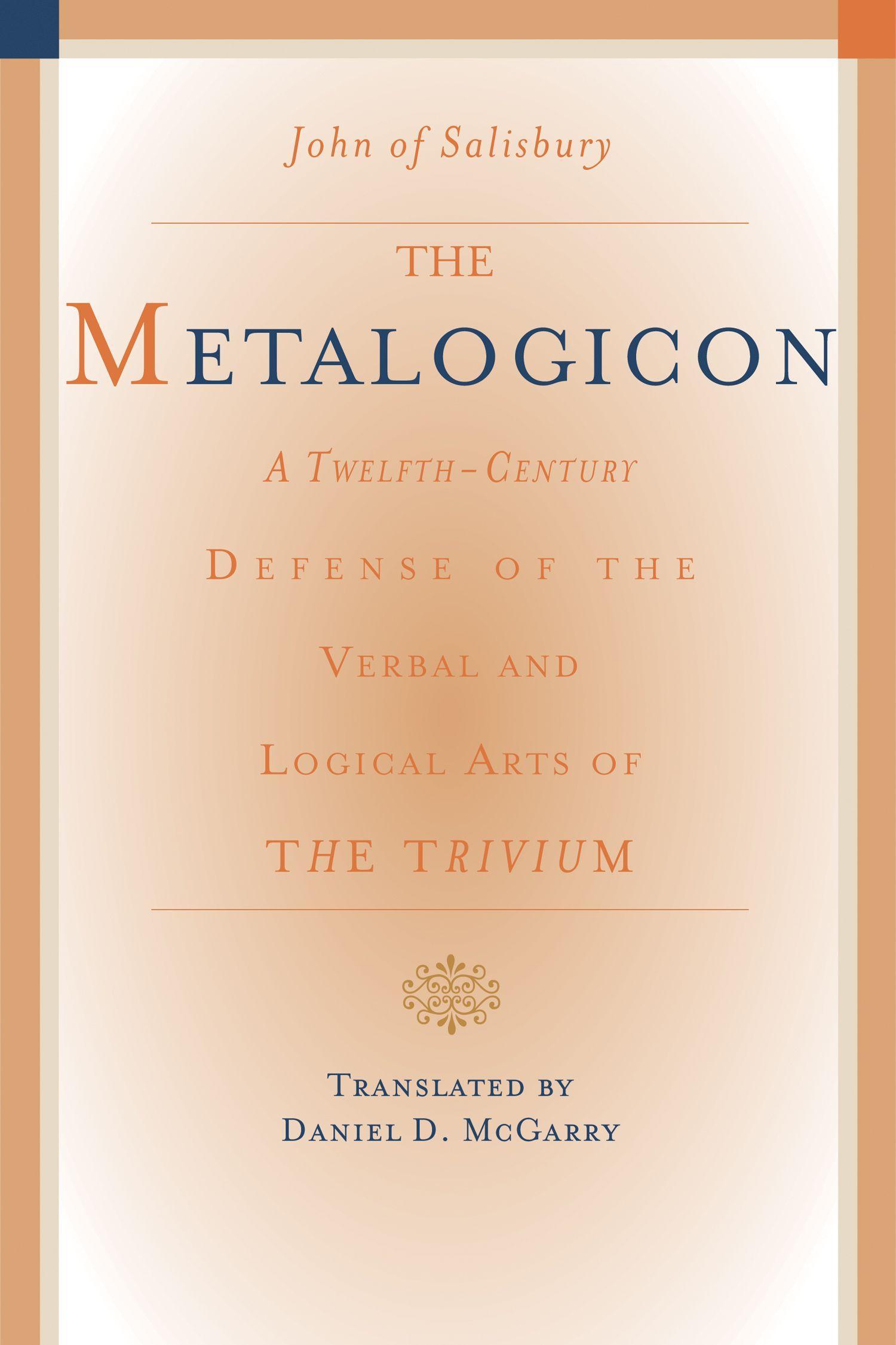 Vorderes Coverbild The Metalogicon