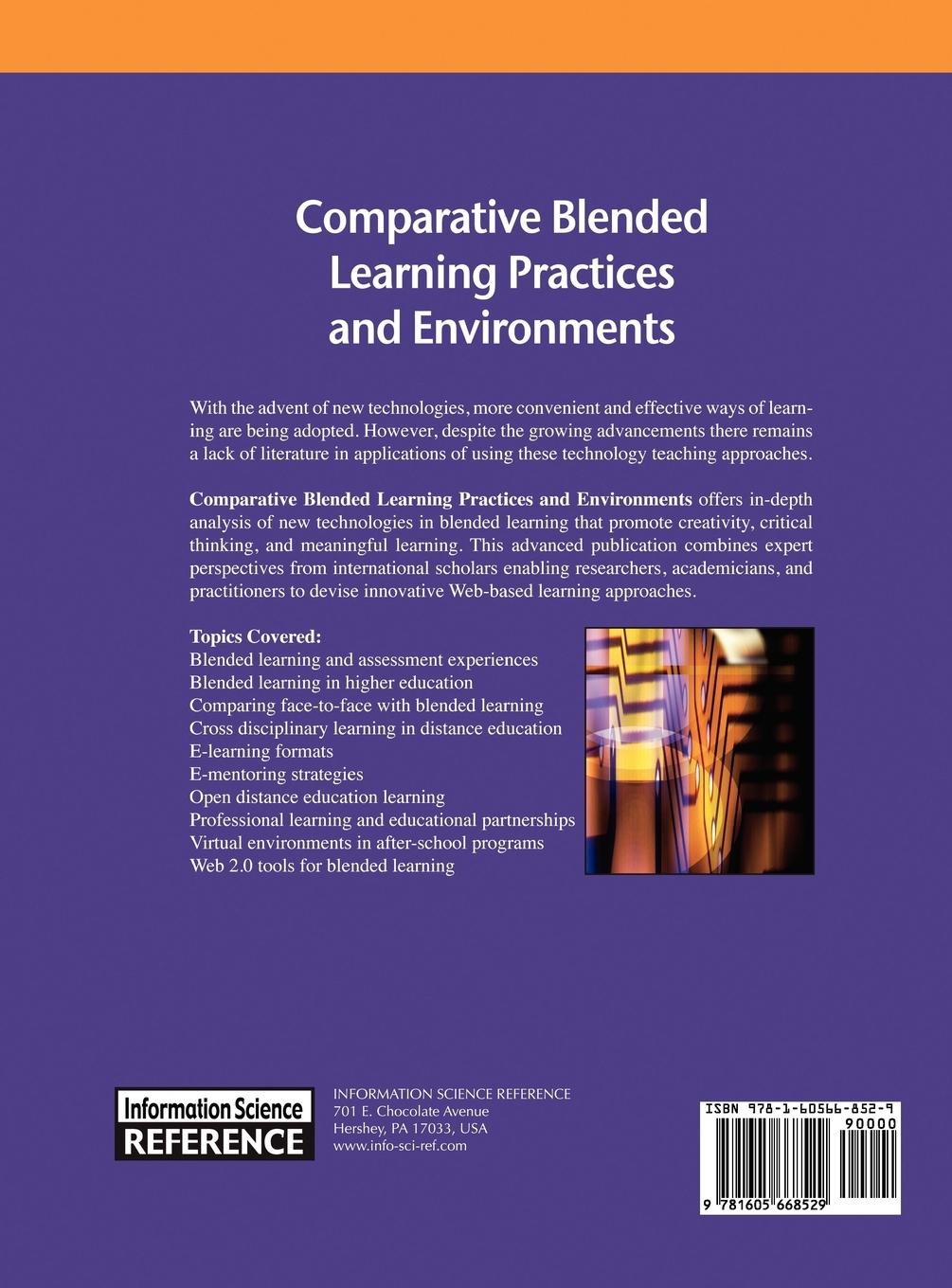 Rückseitencover Comparative Blended Learning Practices and Environments