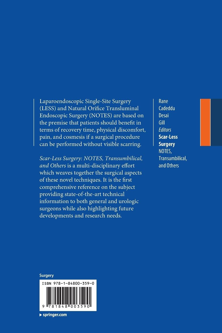 Rückseitencover Scar-Less Surgery