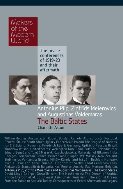 Vorderes Coverbild Piip, Meierovics & Voldemaras: The Baltic States