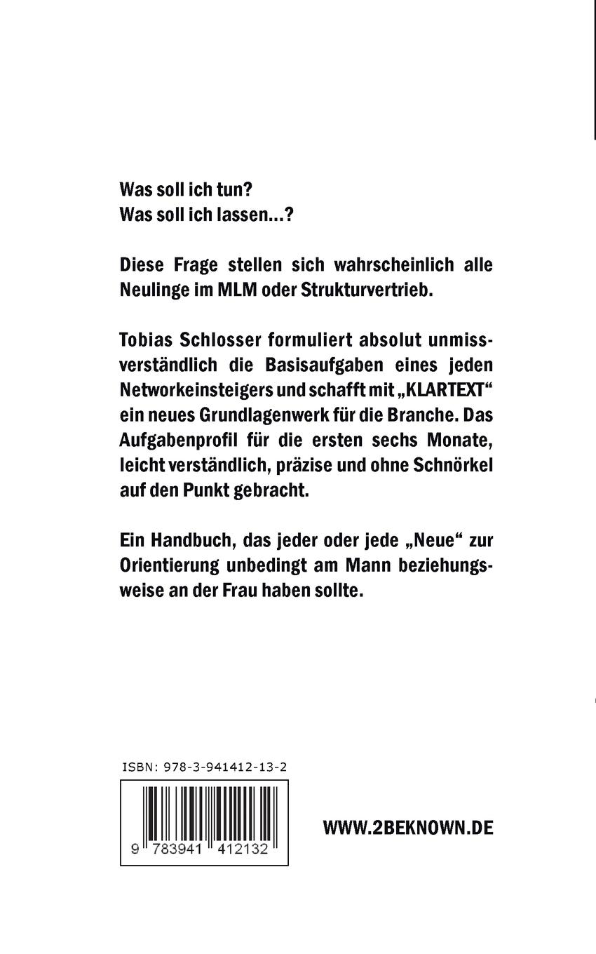 Rückseitencover Klartext