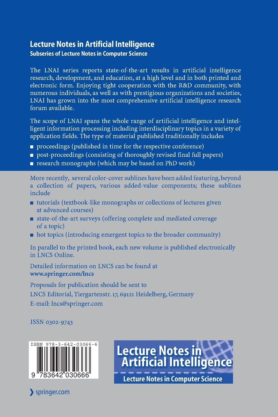 Rückseitencover Advances in Data Mining. Applications and Theoretical Aspects