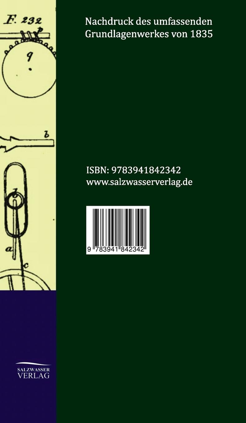 Rückseitencover Elementarisches Handbuch der industriellen Physik, Mechanik und Hydraulik