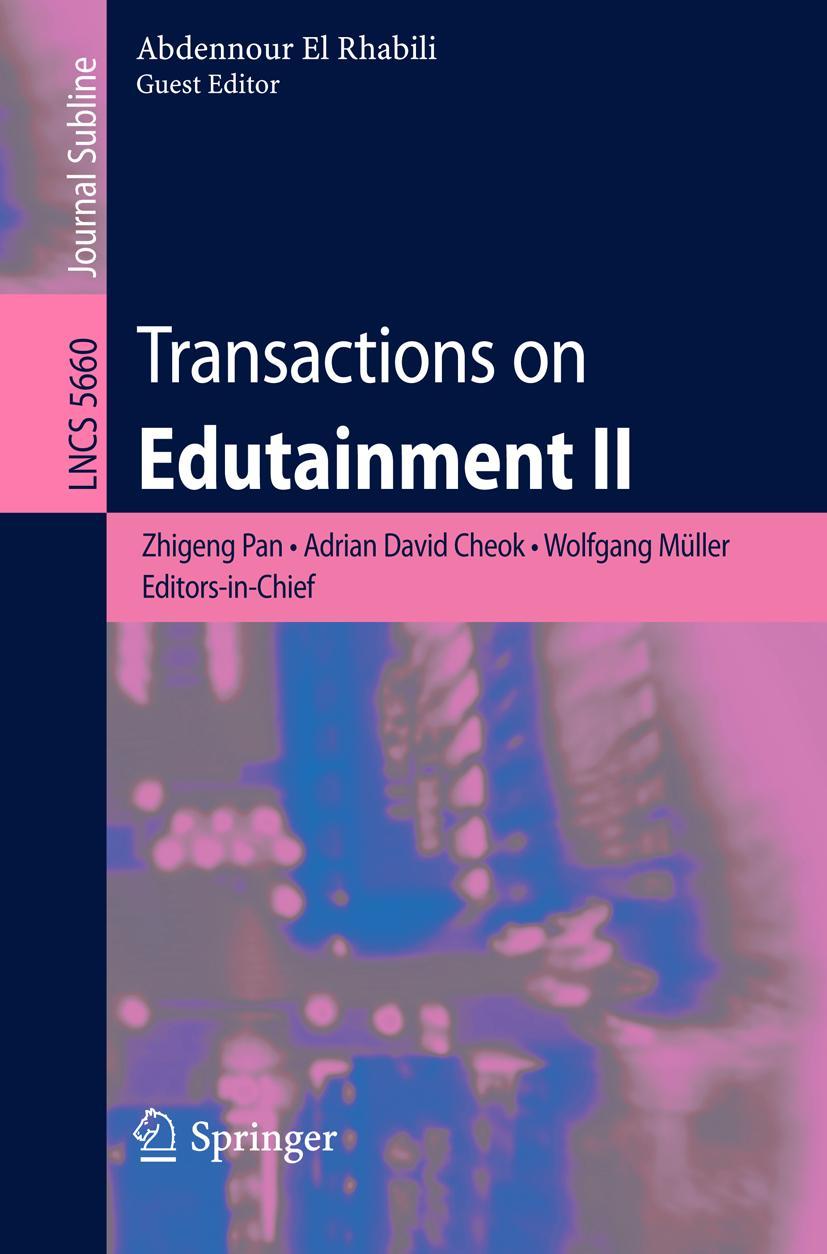 Vorderes Coverbild Transactions on Edutainment II