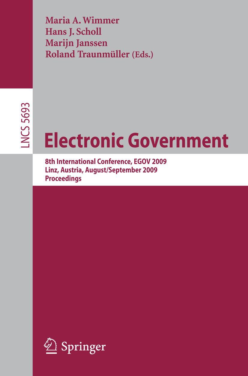 Vorderes Coverbild Electronic Government