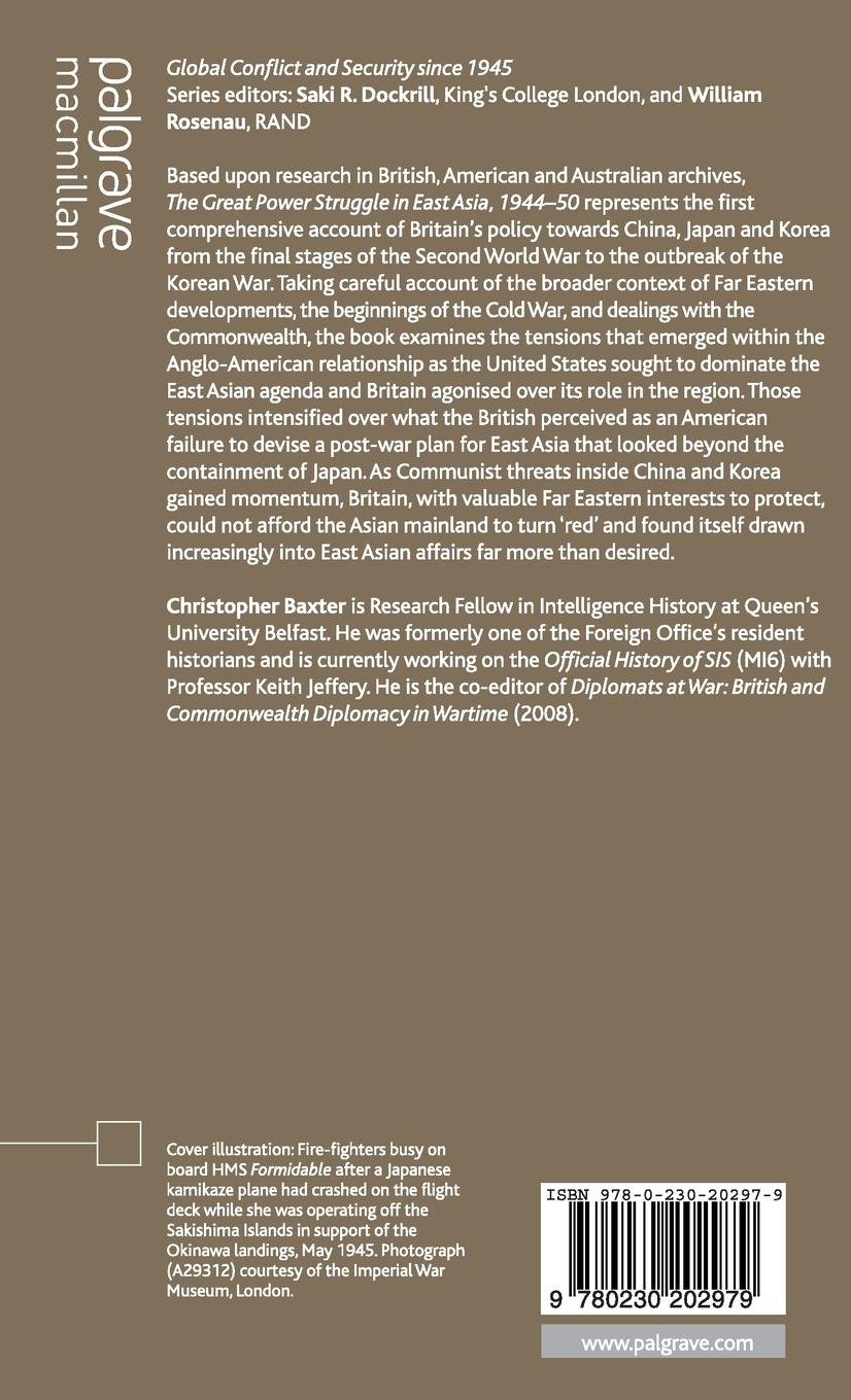 Rückseitencover The Great Power Struggle in East Asia, 1944-50