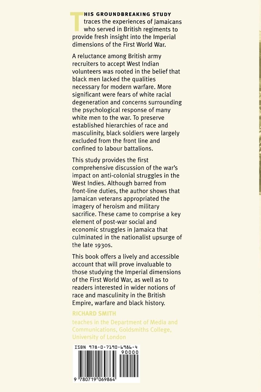 Rückseitencover Jamaican volunteers in the First World War