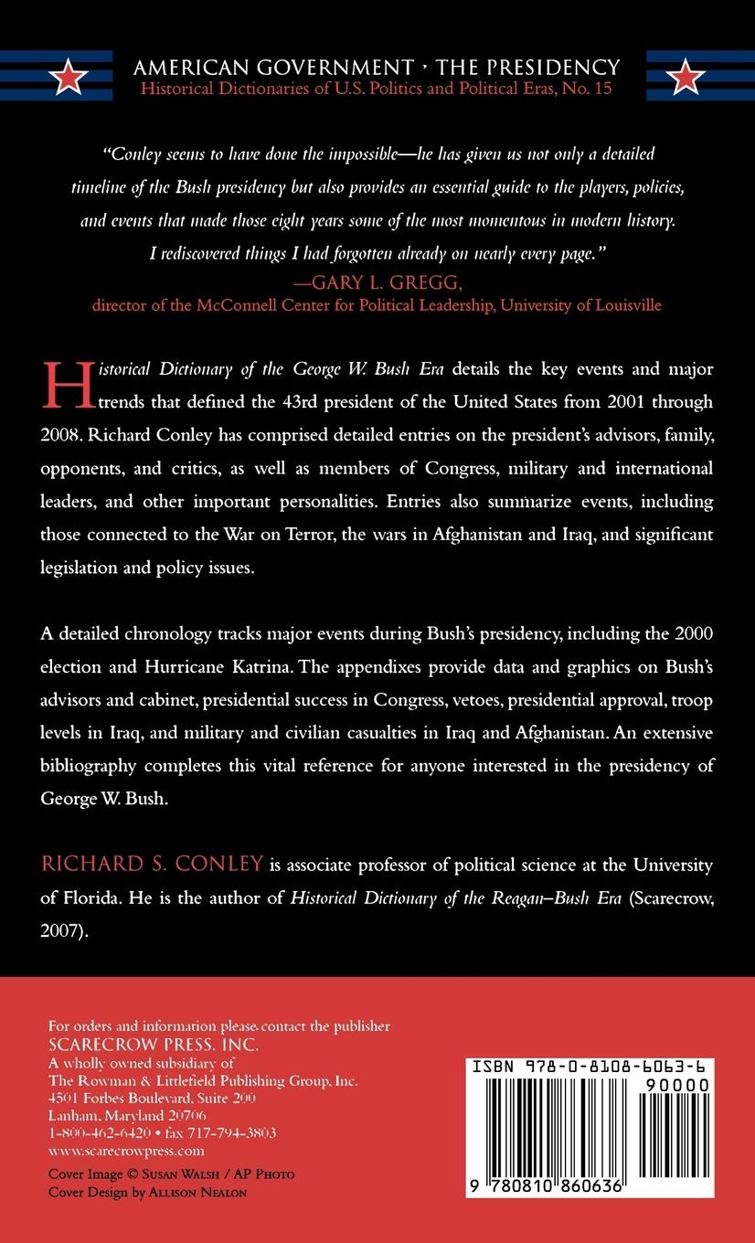 Rückseitencover Historical Dictionary of the George W. Bush Era