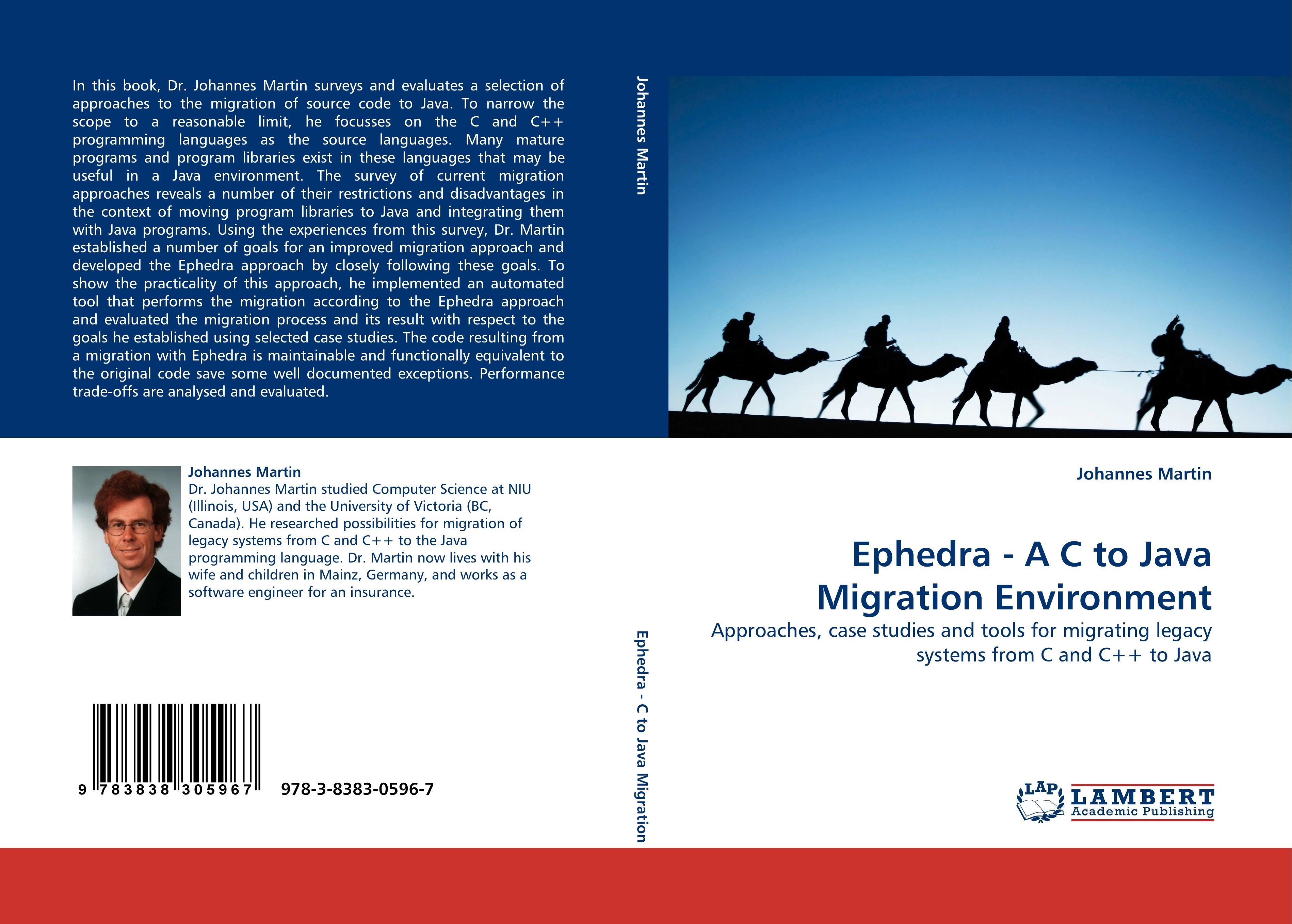 Vorderes Coverbild Ephedra - A C to Java Migration Environment