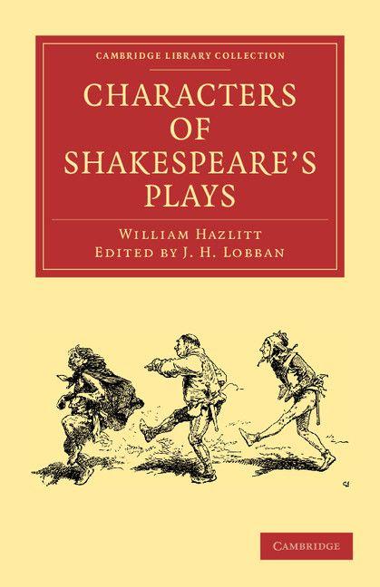 Vorderes Coverbild Characters of Shakespeare's Plays