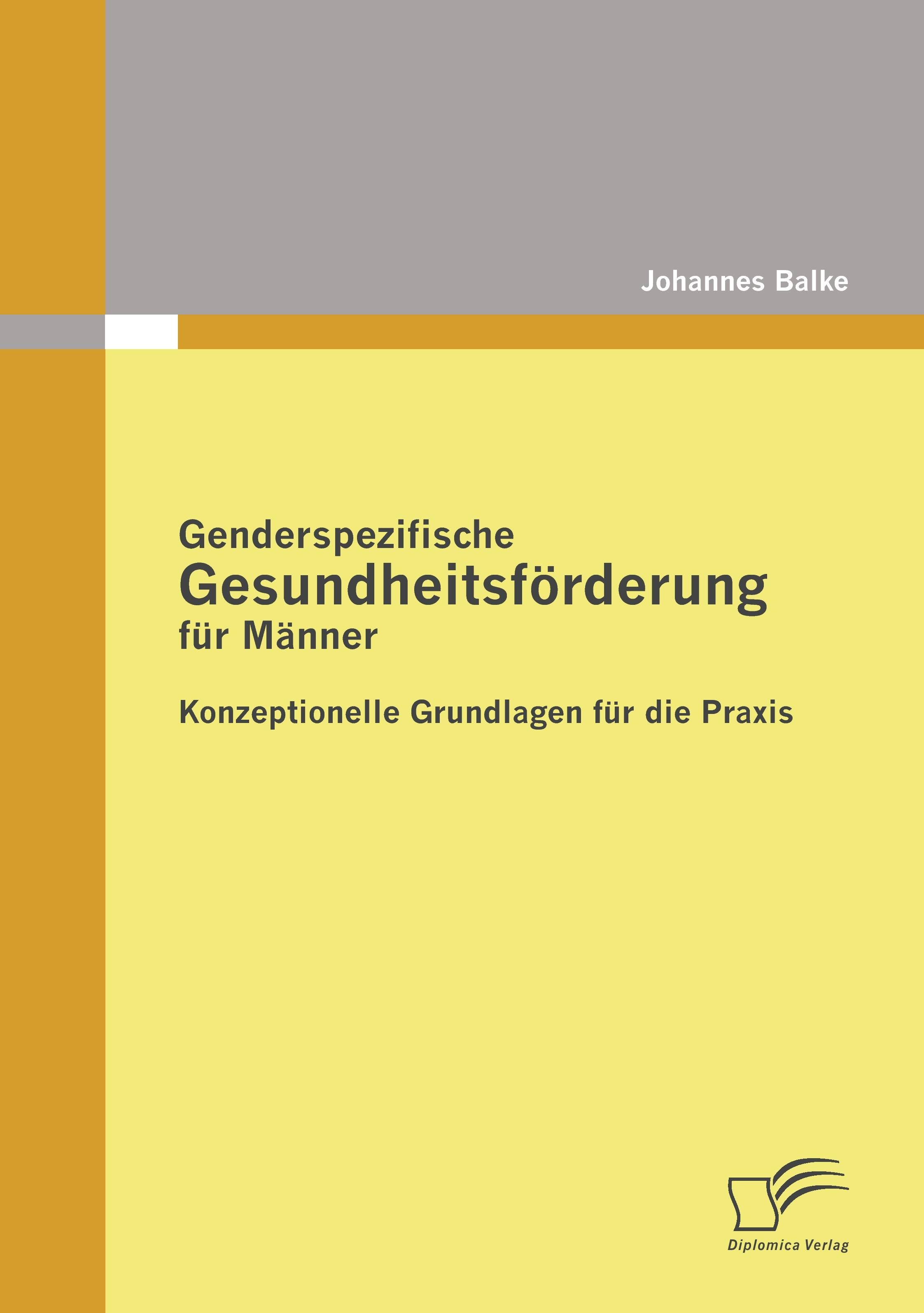 Vorderes Coverbild Genderspezifische Gesundheitsförderung für Männer