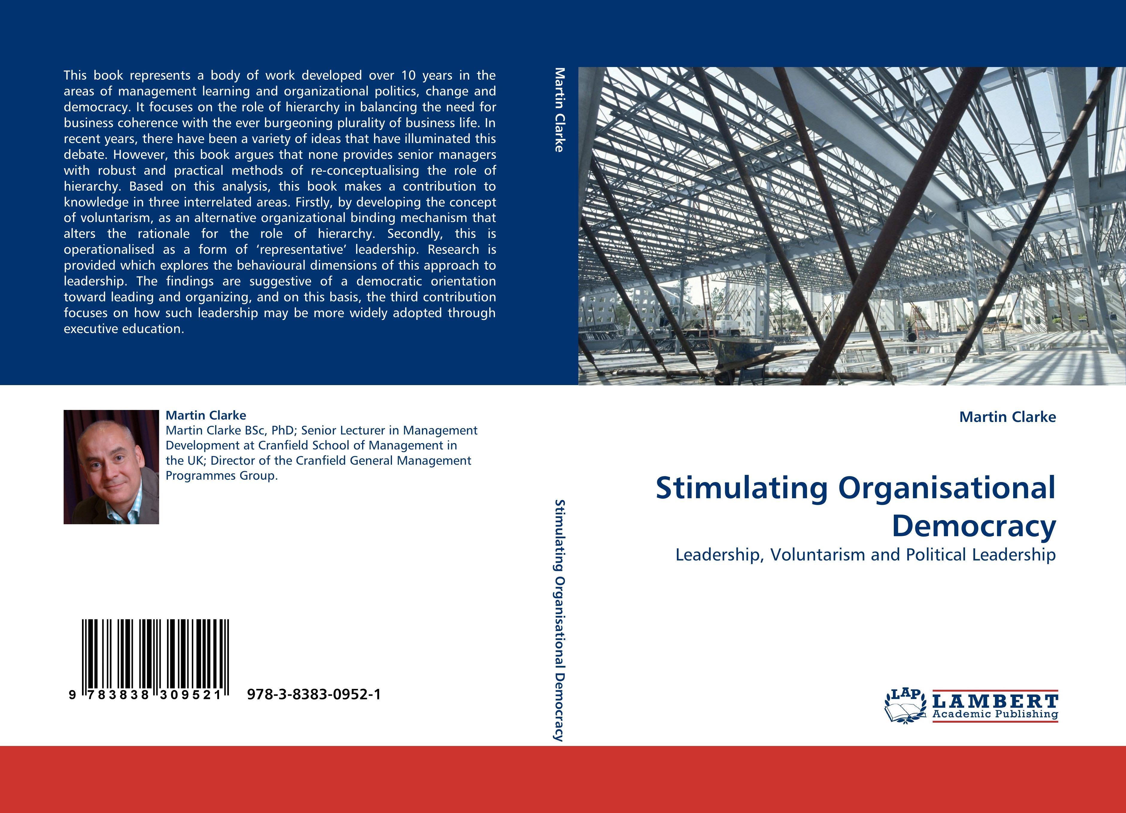 Vorderes Coverbild Stimulating Organisational Democracy