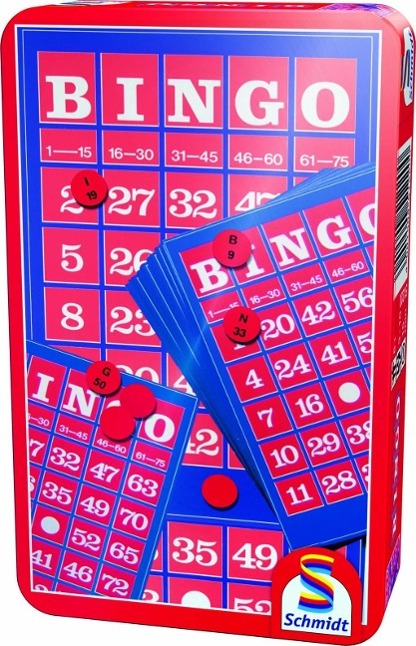 Vorderes Coverbild Bingo in Metalldose