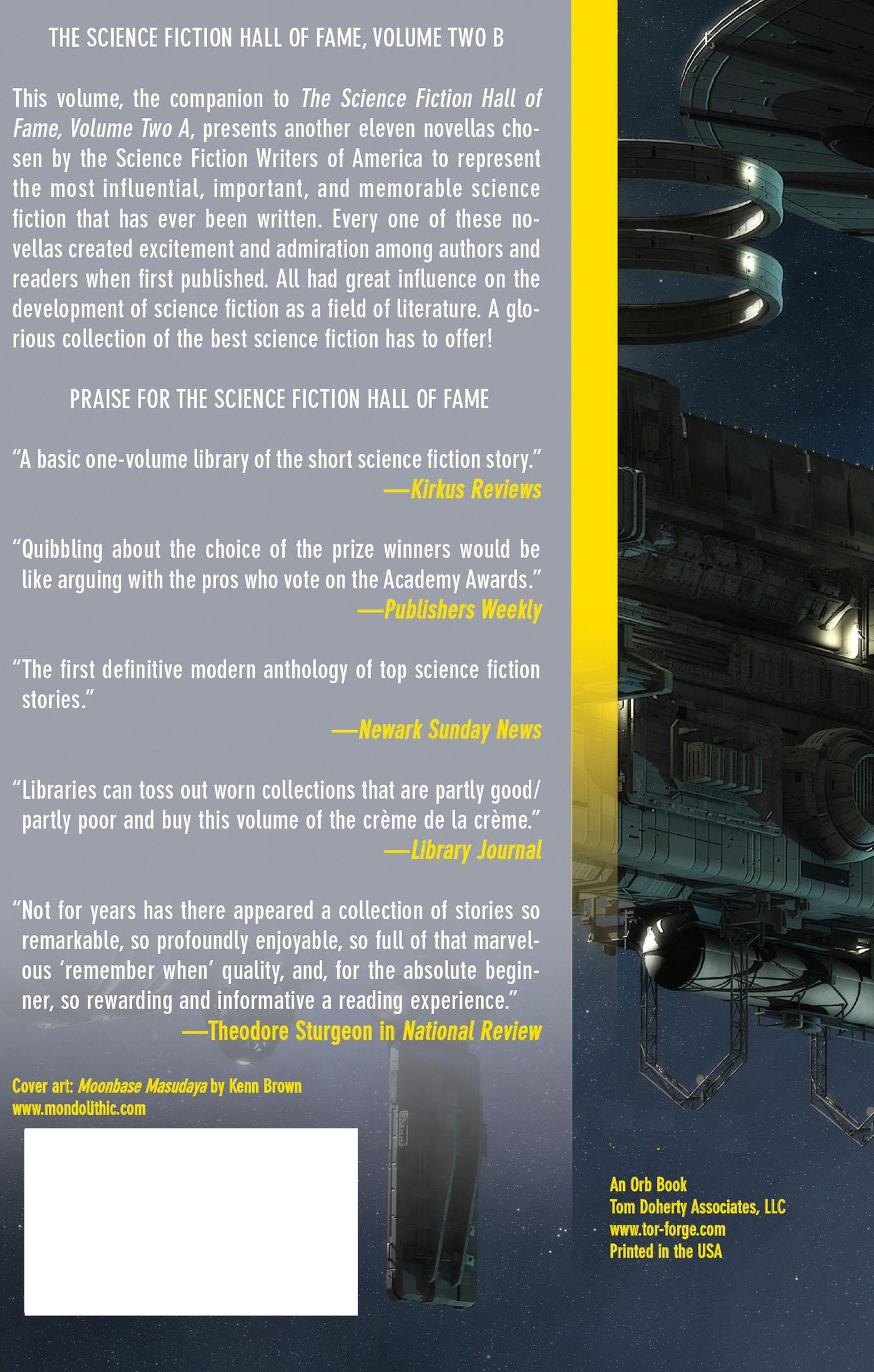 Rückseitencover The Science Fiction Hall of Fame