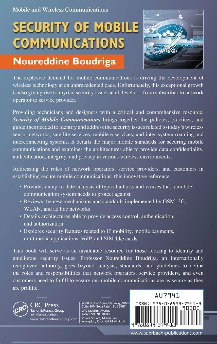Rückseitencover Security of Mobile Communications
