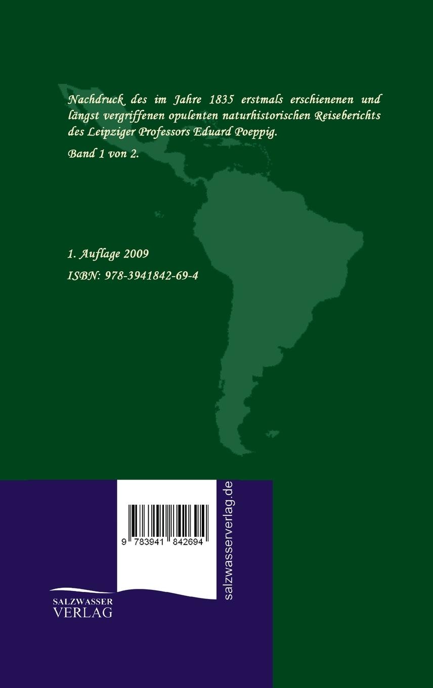 Rückseitencover Reise in Chile, Peru und auf dem Amazonas in den Jahren 1827-1832 (Band 1)