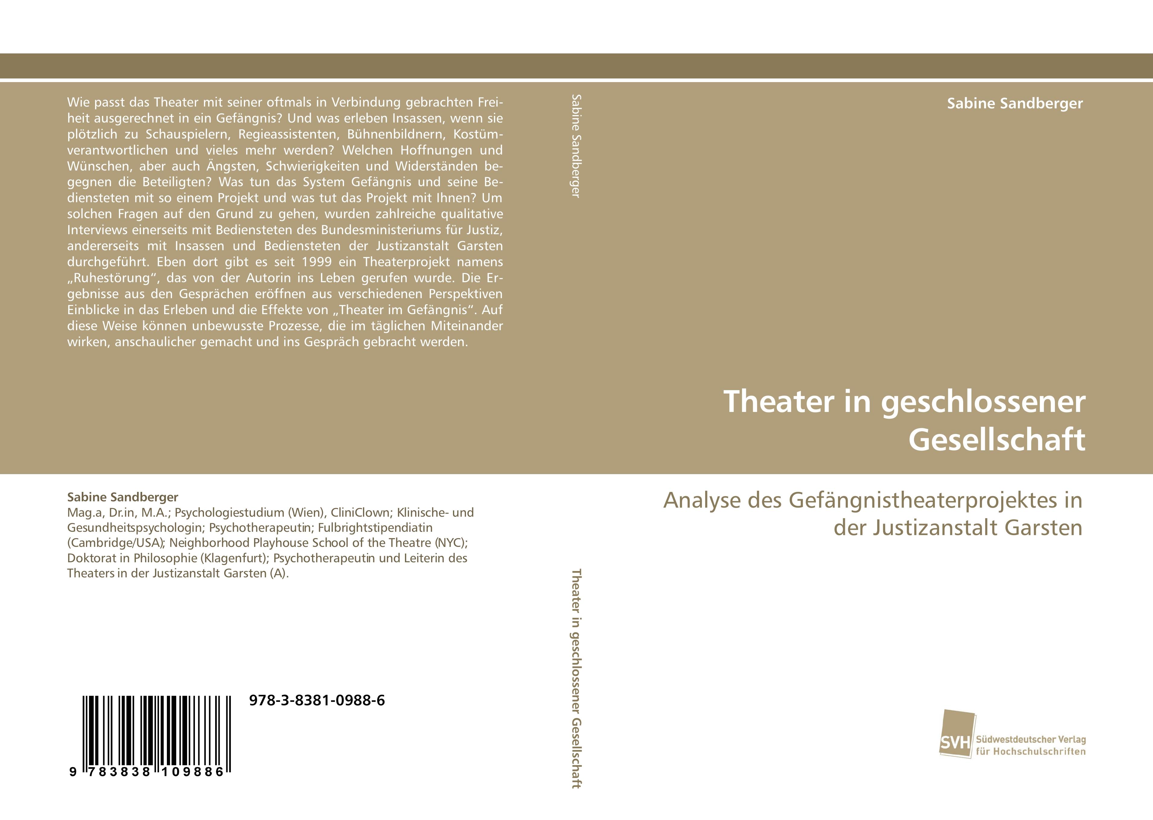 Vorderes Coverbild Theater in geschlossener Gesellschaft