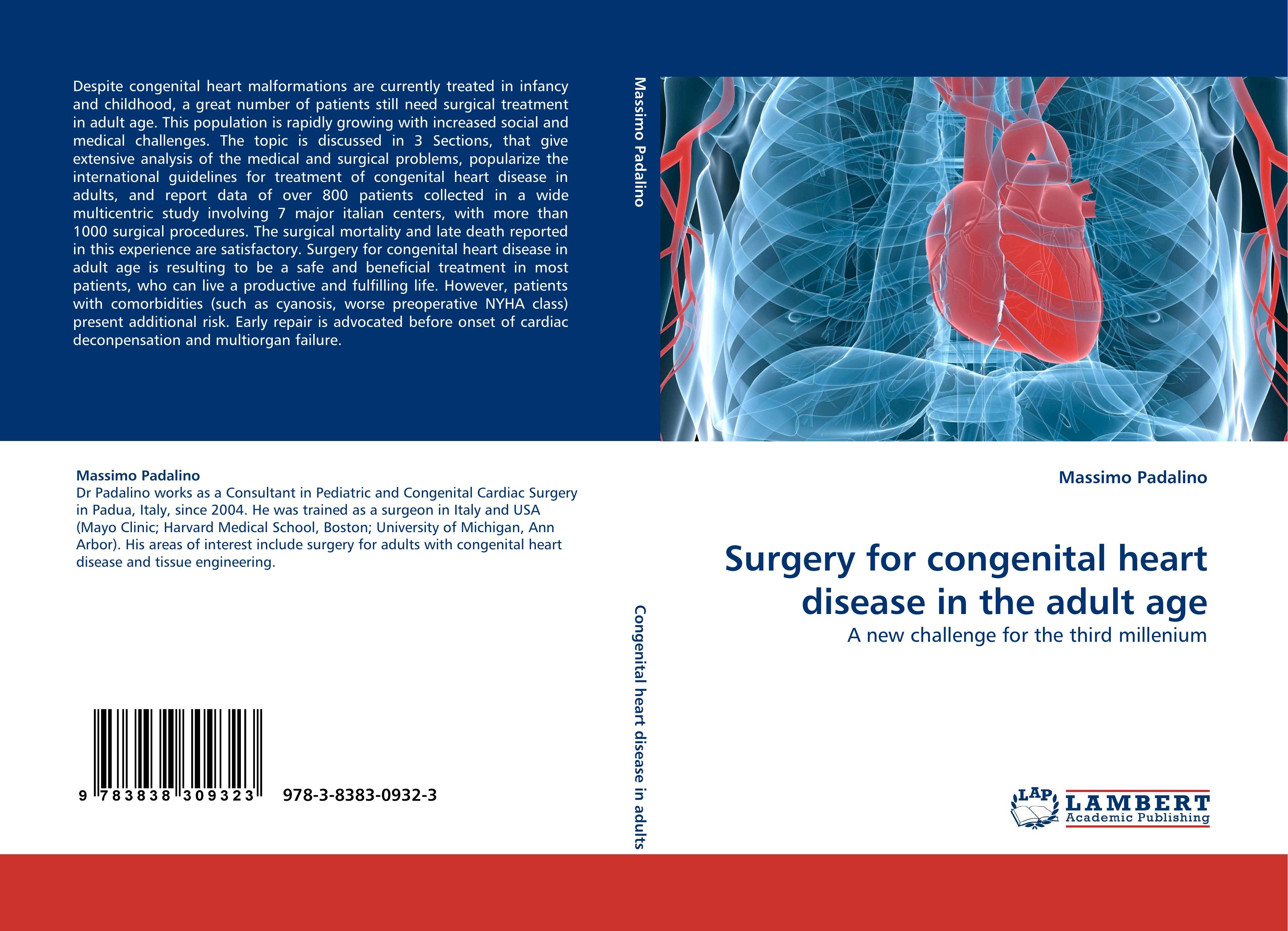 Vorderes Coverbild Surgery for congenital heart disease in the adult age