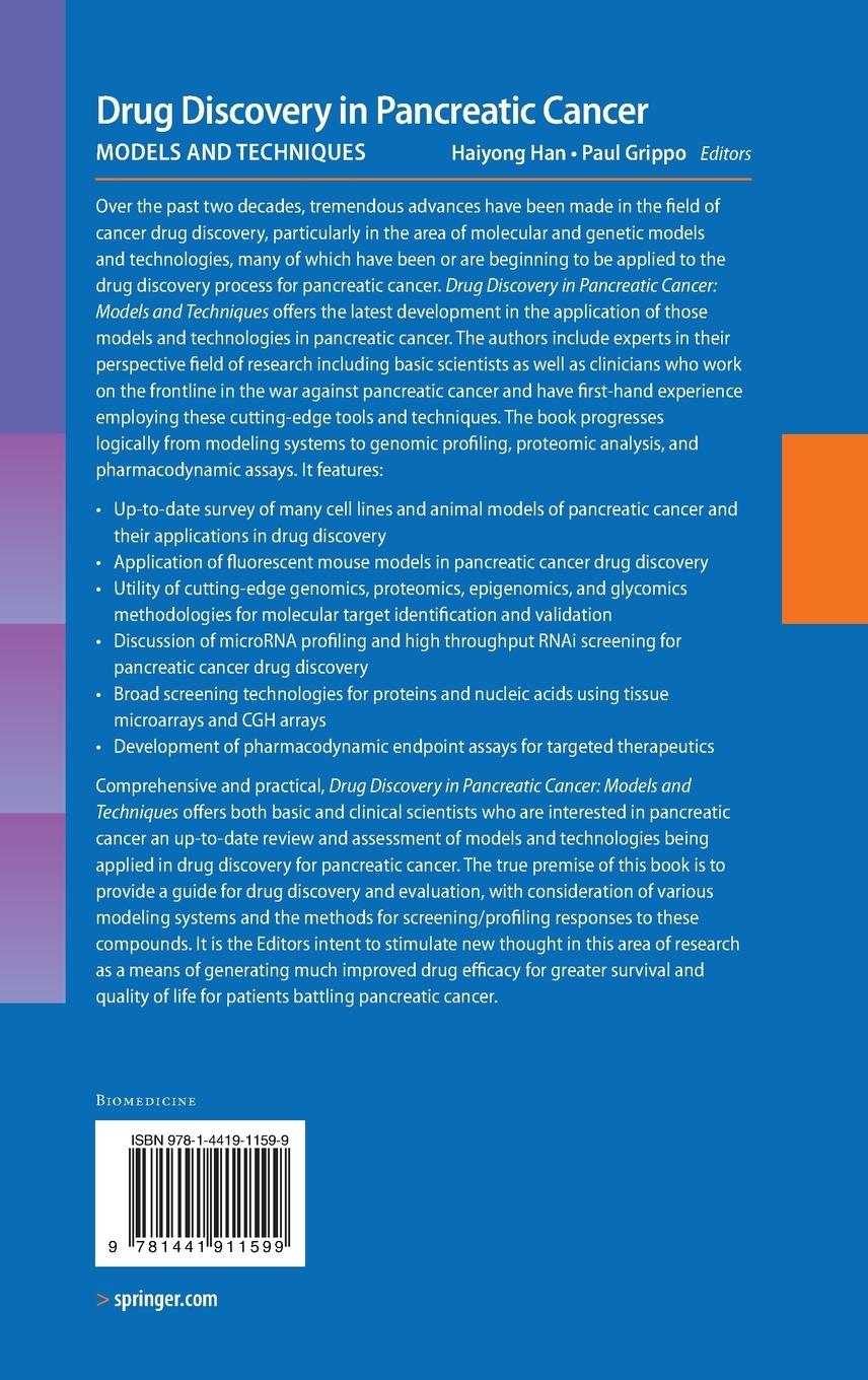 Rückseitencover Drug Discovery in Pancreatic Cancer