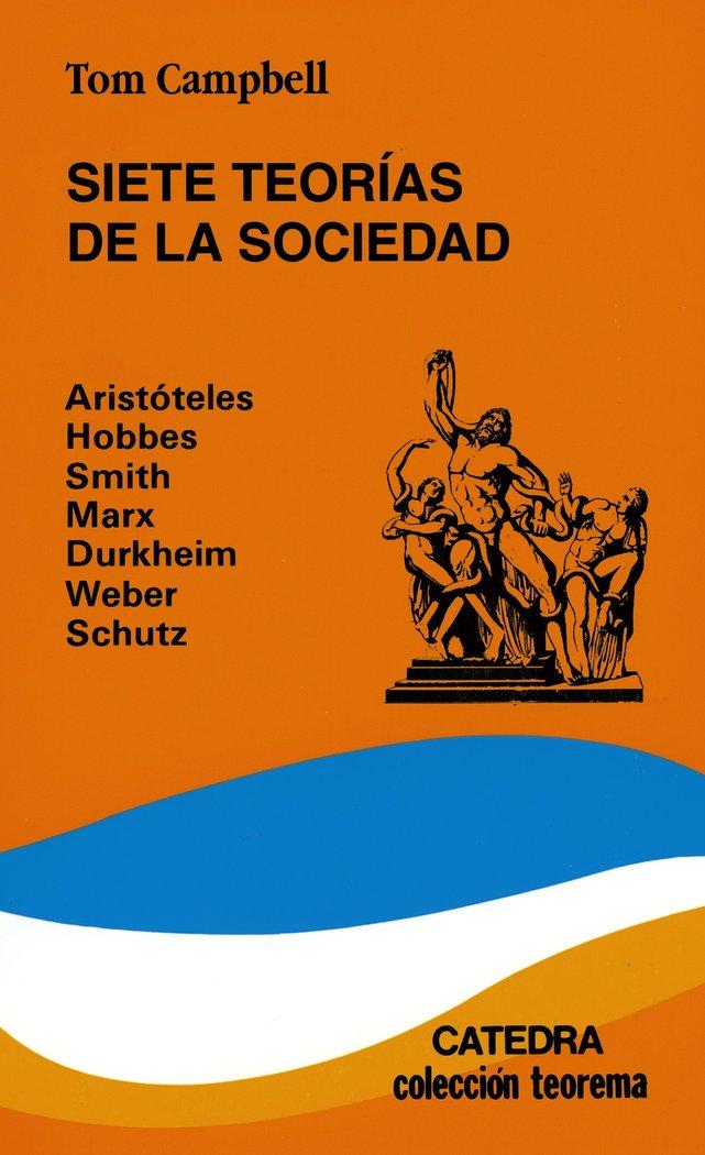 Vorderes Coverbild Siete teorías de la sociedad