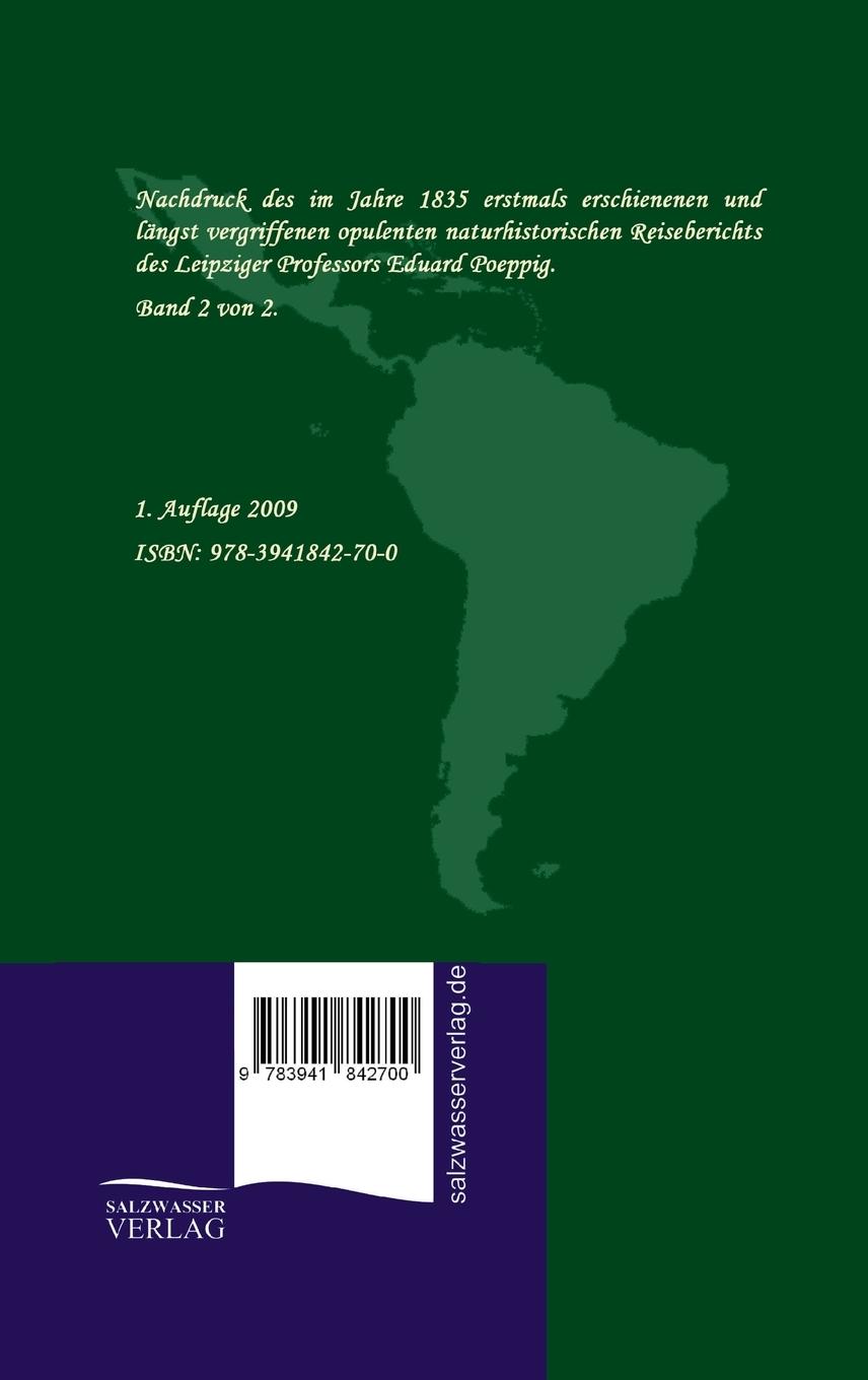 Rückseitencover Reise in Chile, Peru und auf dem Amazonas in den Jahren 1827 - 1832 (Zweiter Band)
