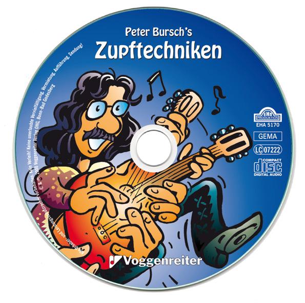 Beispielinhalt (Bild) Peter Bursch's Zupftechniken für Gitarre