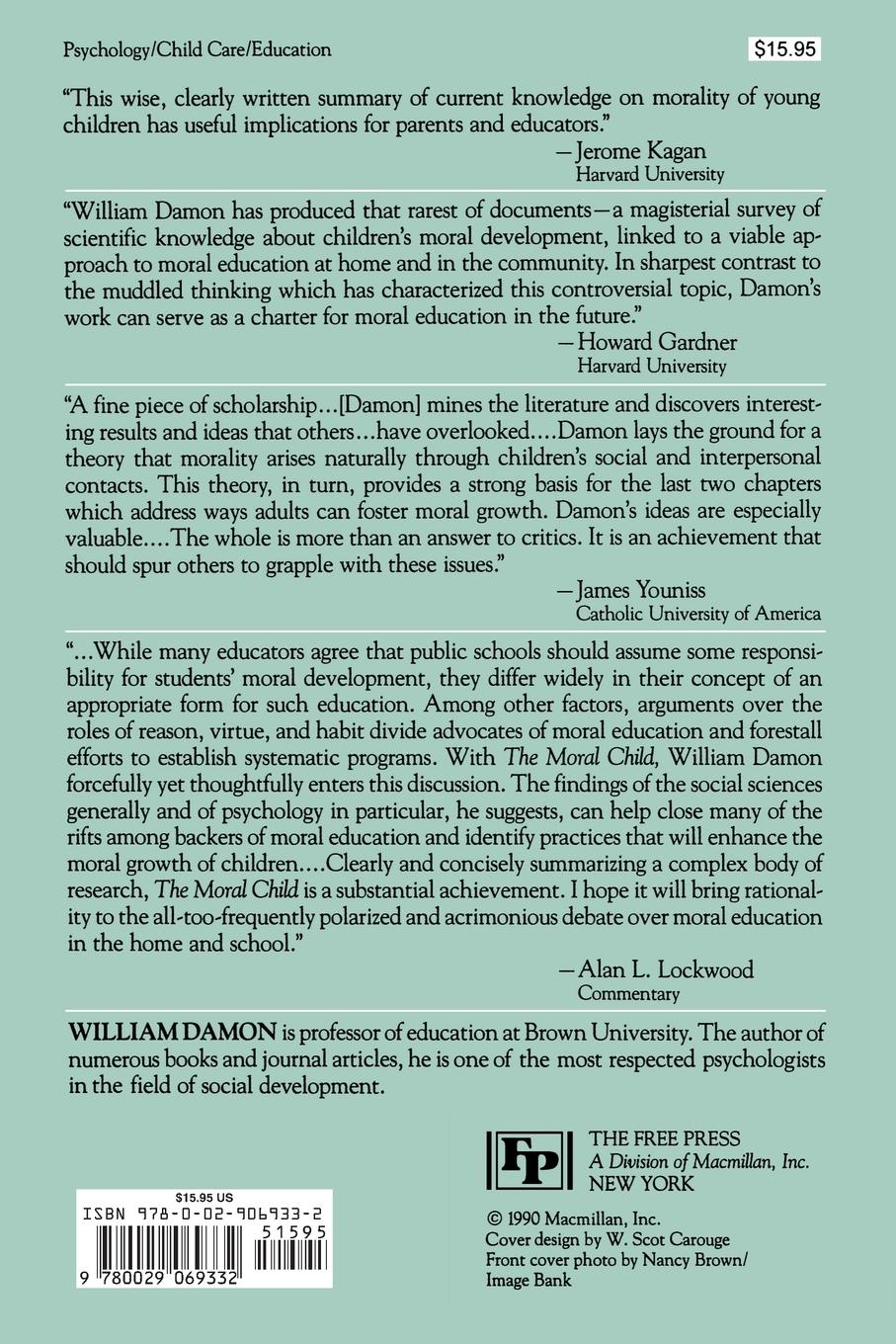 Rückseitencover Moral Child