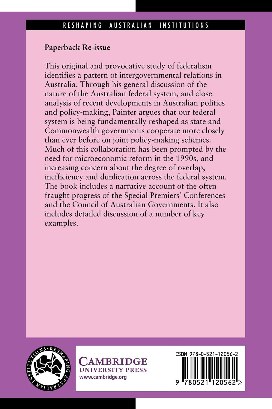 Rückseitencover Collaborative Federalism