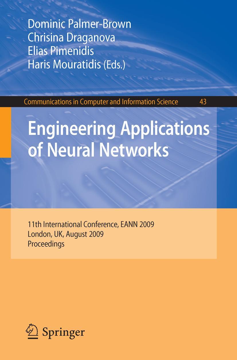Vorderes Coverbild Engineering Applications of Neural Networks