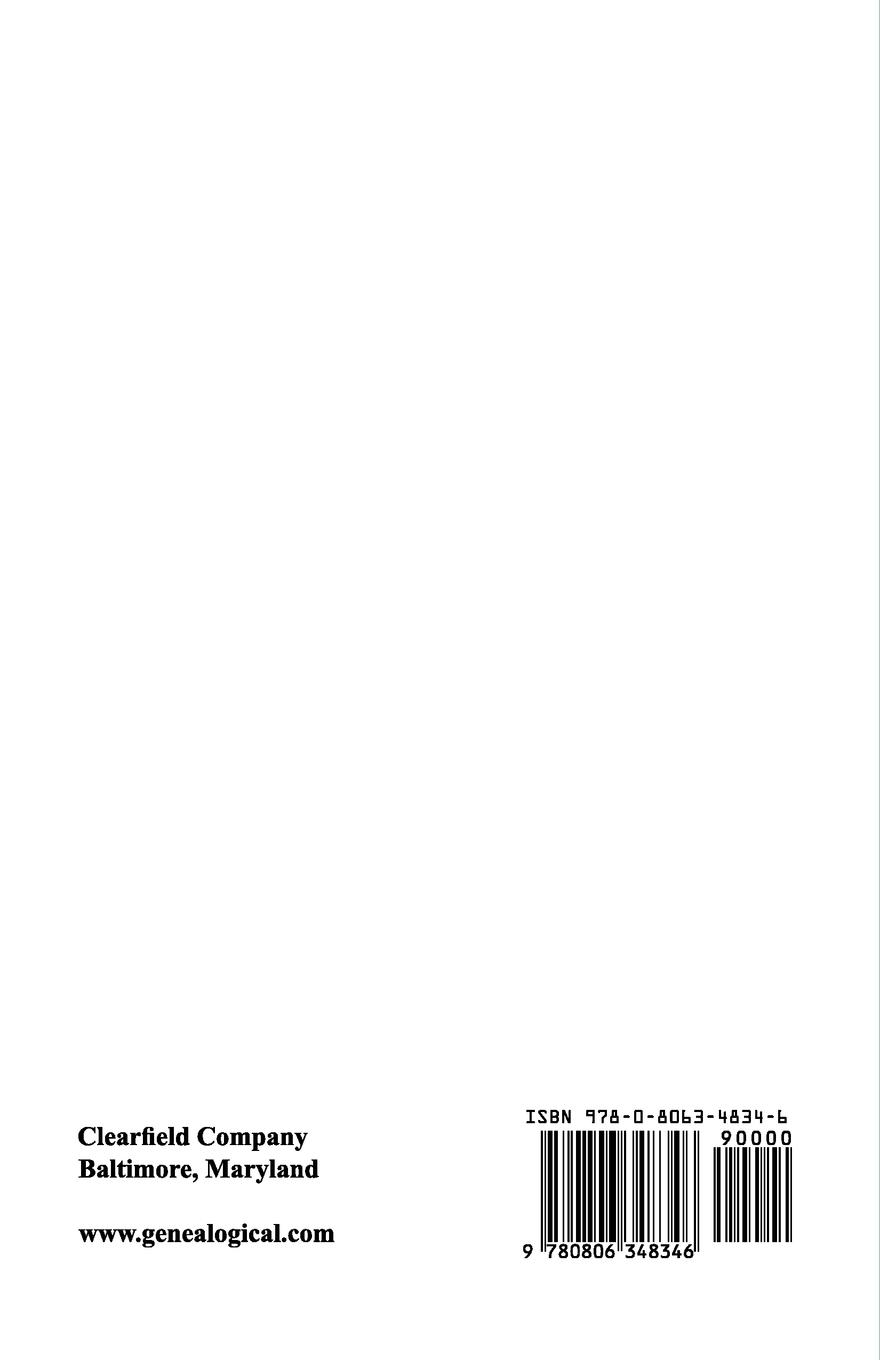 Rückseitencover Men of Mark and Representative Citizens of Harrisonburg and Rockingham County, Virginia