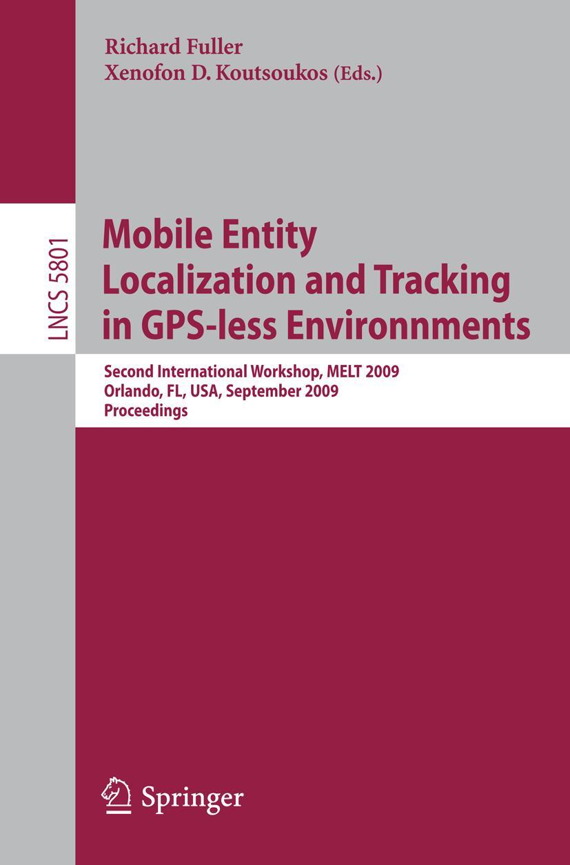Vorderes Coverbild Mobile Entity Localization and Tracking in GPS-less Environnments