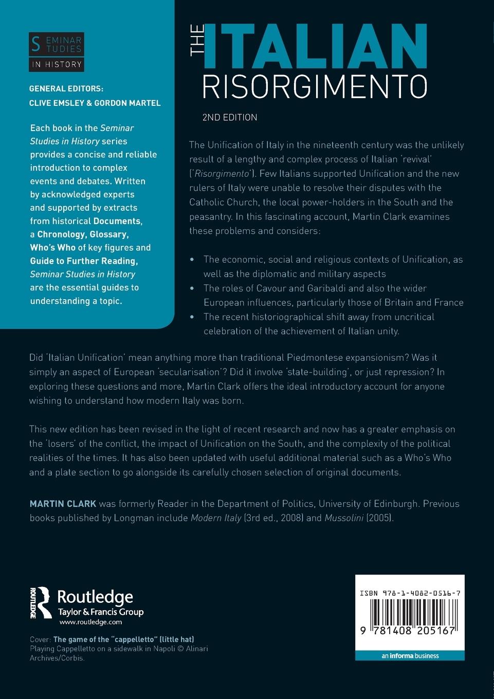 Rückseitencover The Italian Risorgimento