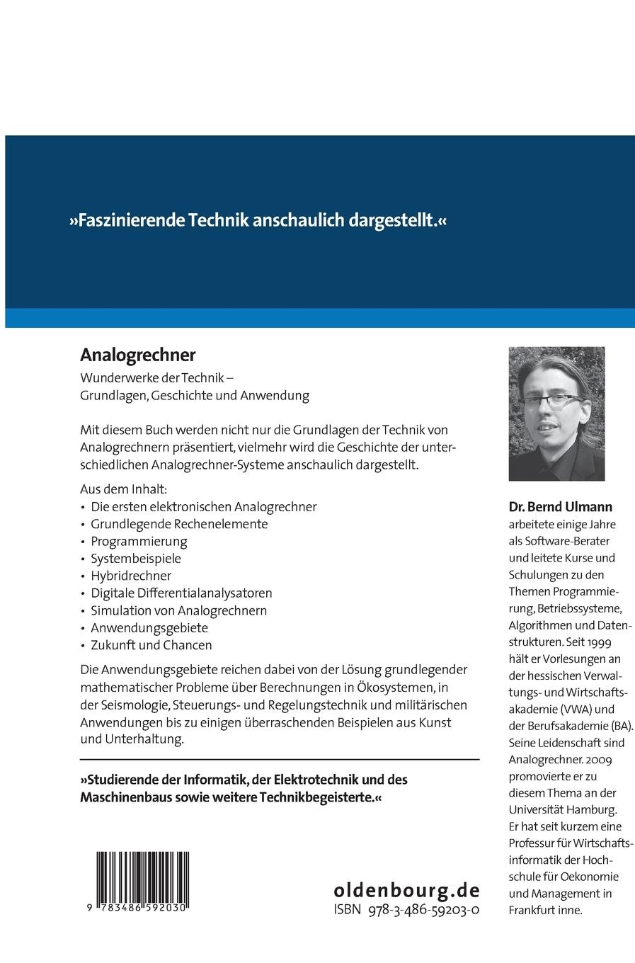 Rückseitencover Analogrechner