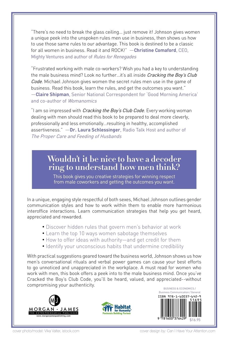 Rückseitencover Cracking The Boy's Club Code