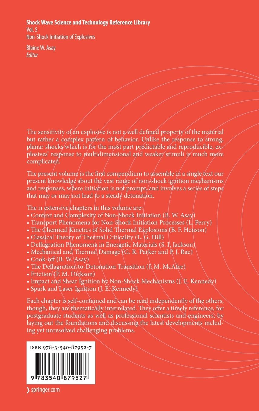 Rückseitencover Shock Wave Science and Technology Reference Library, Vol. 5