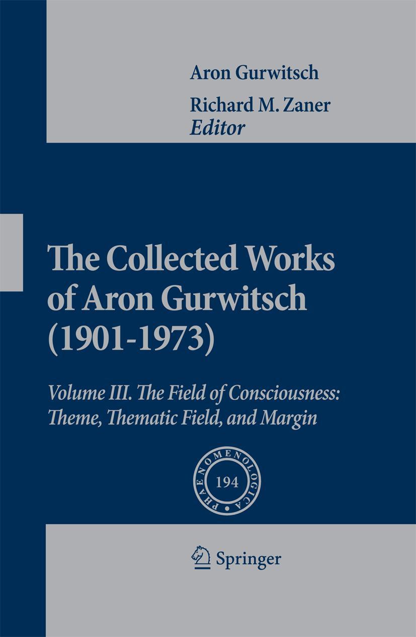 Vorderes Coverbild The Collected Works of Aron Gurwitsch (1901-1973)