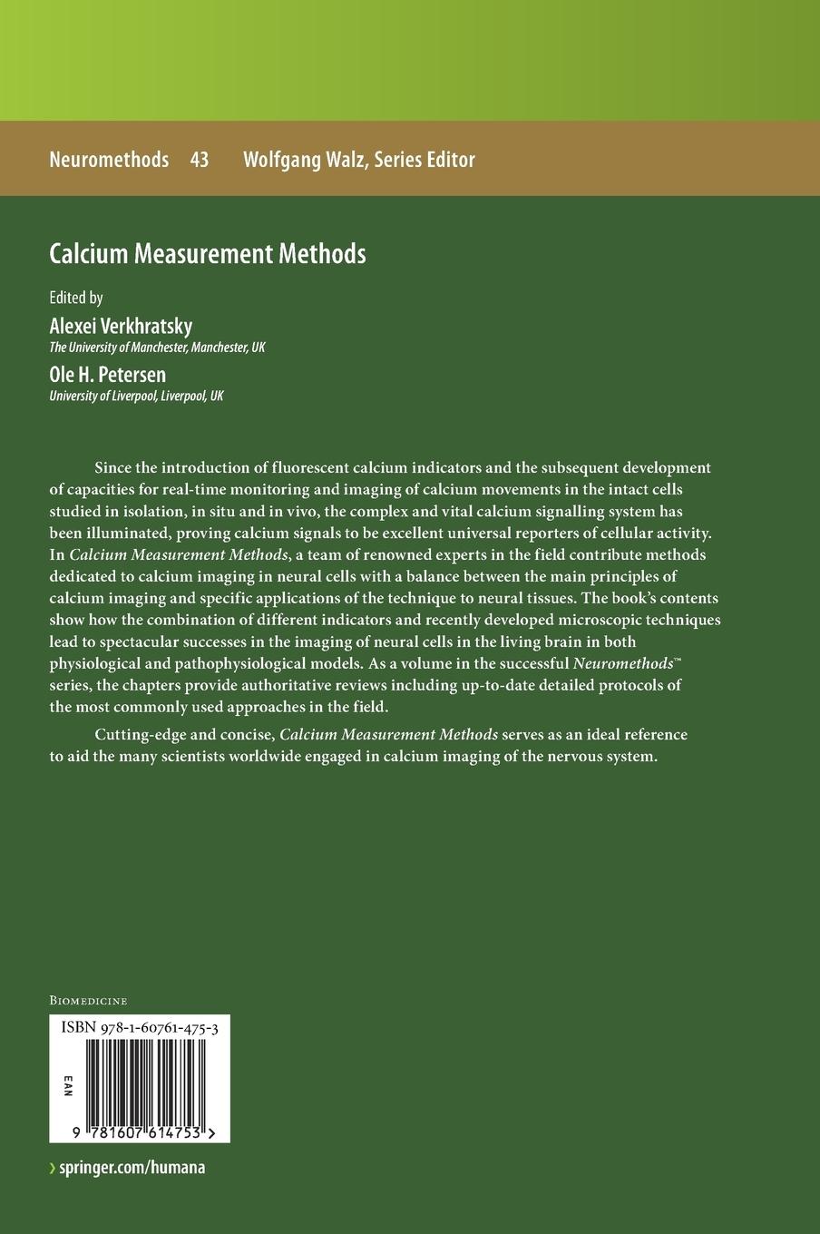 Rückseitencover Calcium Measurement Methods