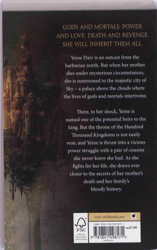 Rückseitencover The Hundred Thousand Kingdoms