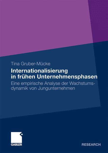 Vorderes Coverbild Internationalisierung in frühen Unternehmensphasen