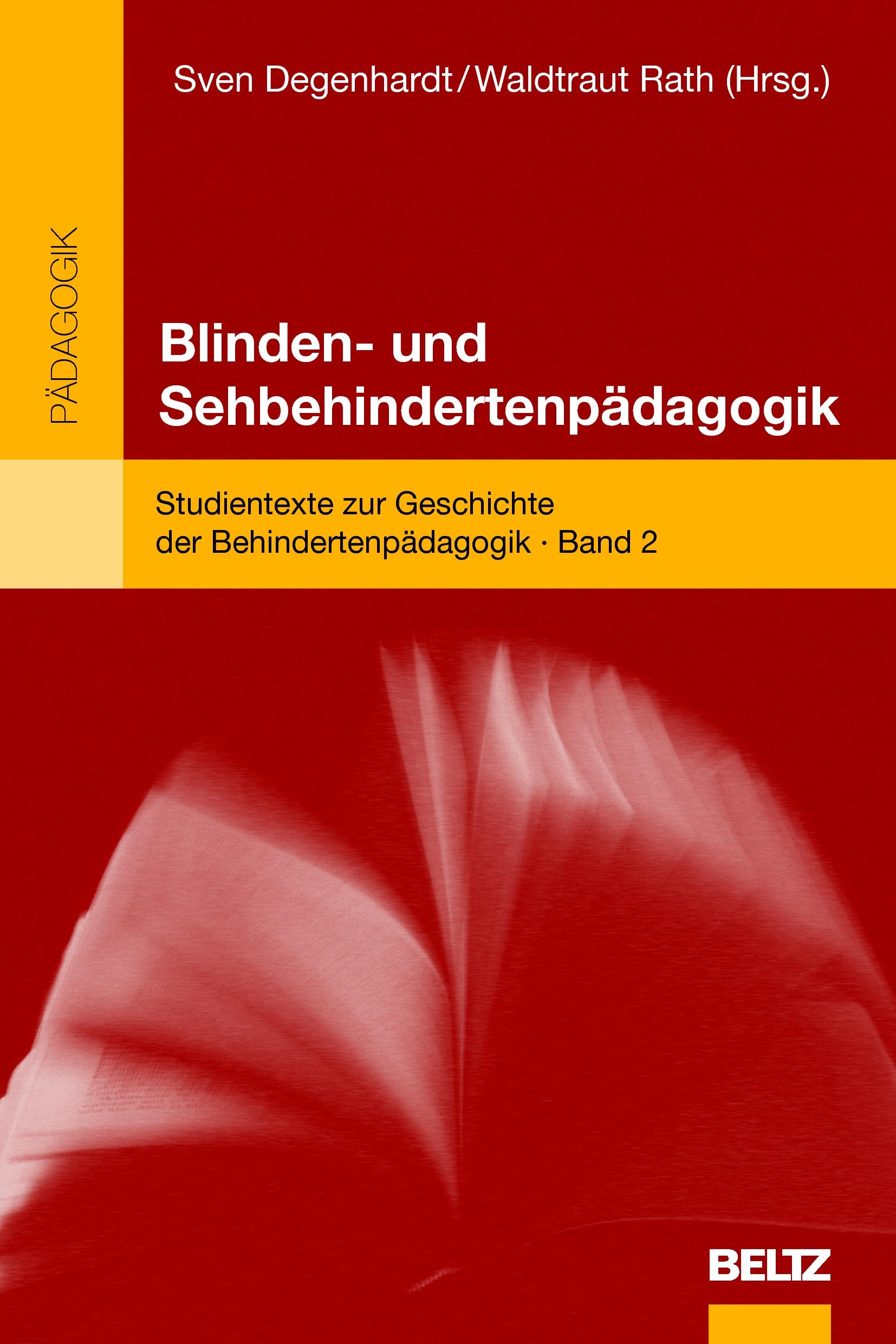 Vorderes Coverbild Blinden- und Sehbehindertenpädagogik