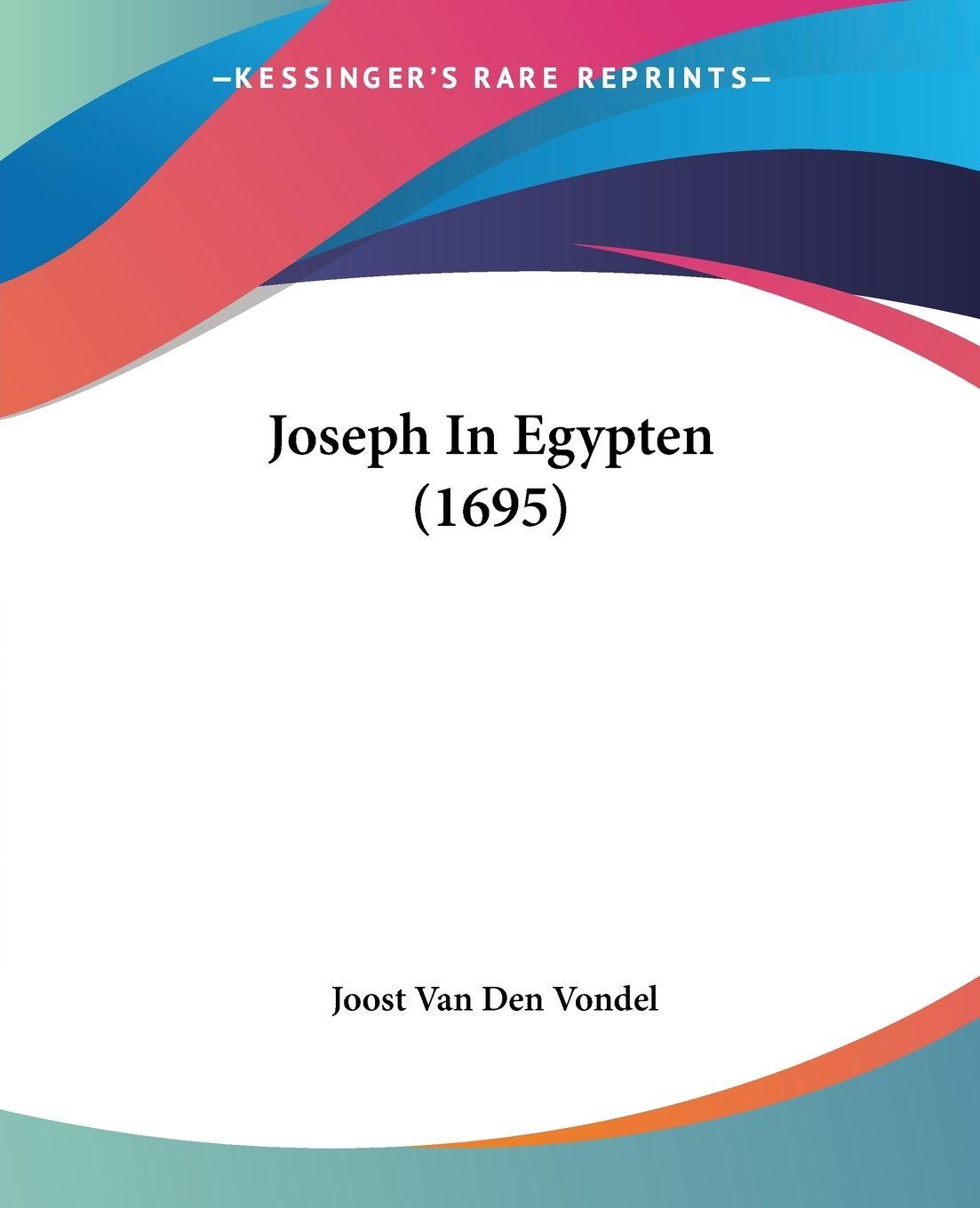 Vorderes Coverbild Joseph In Egypten (1695)