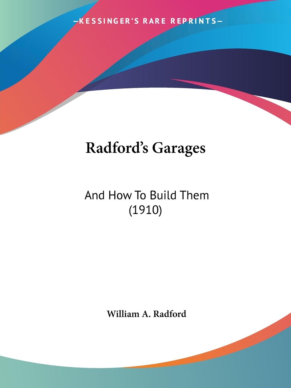 Vorderes Coverbild Radford's Garages