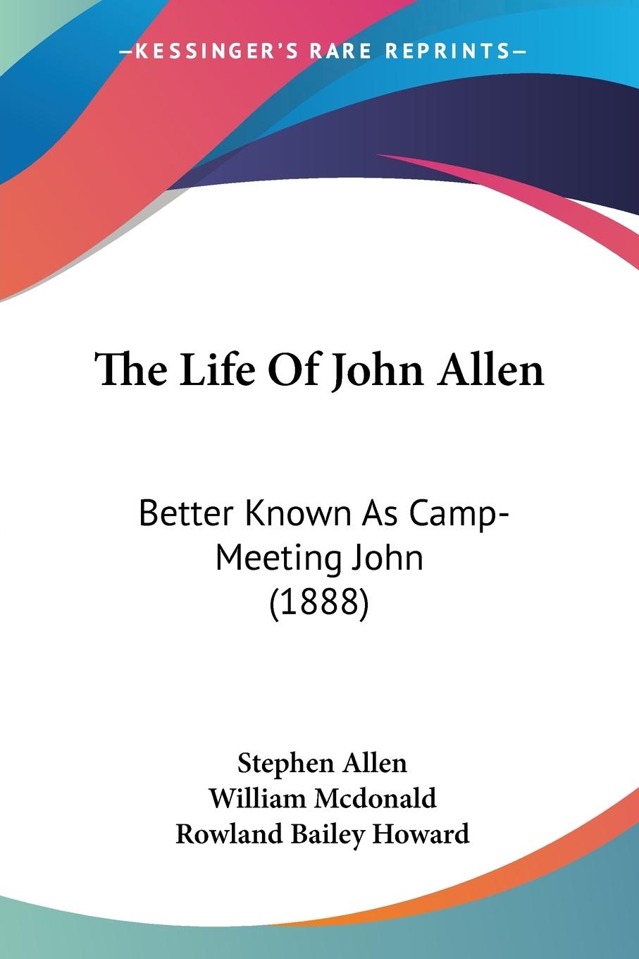 Vorderes Coverbild The Life Of John Allen