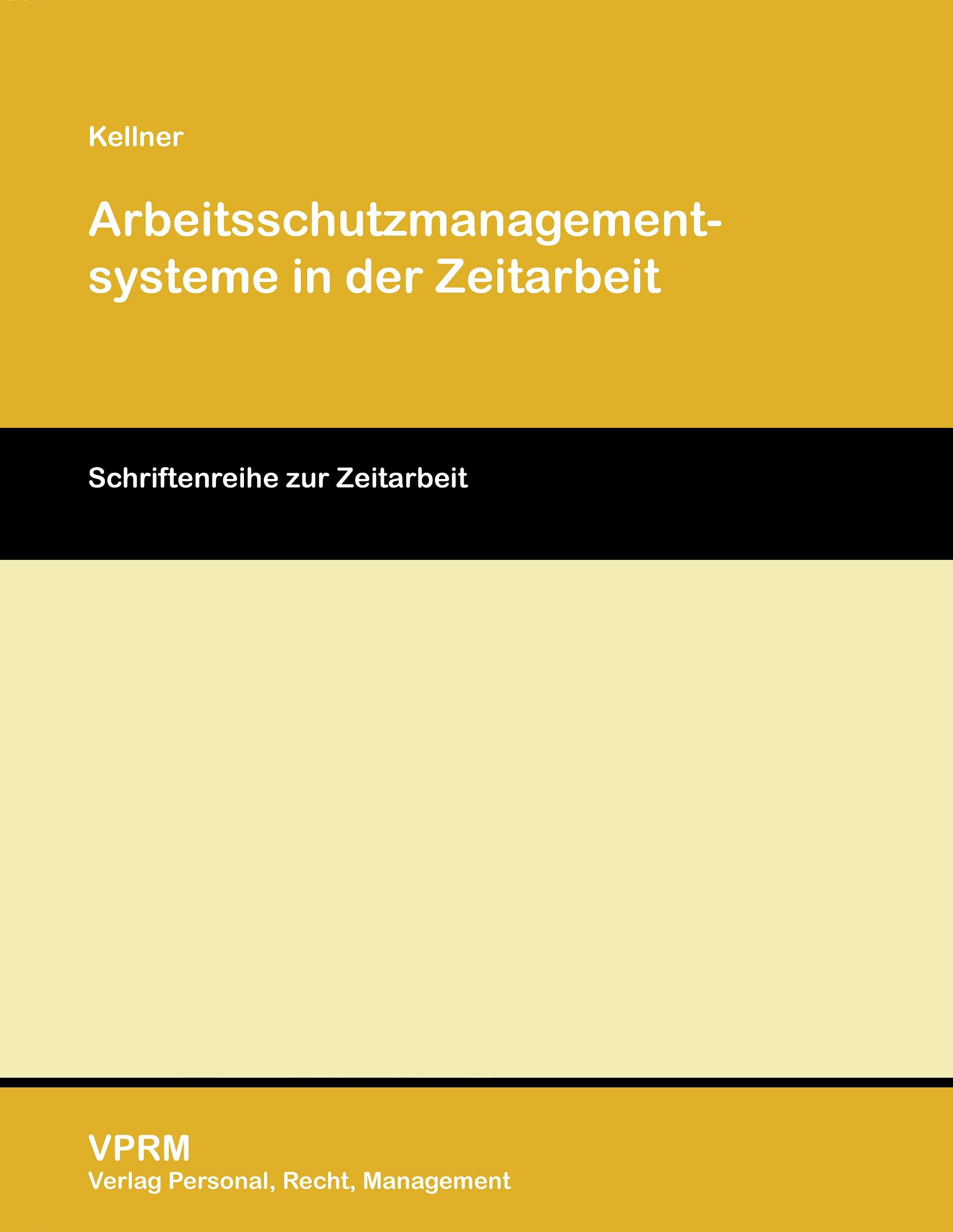 Vorderes Coverbild Arbeitsschutzmanagementsysteme in der Zeitarbeit