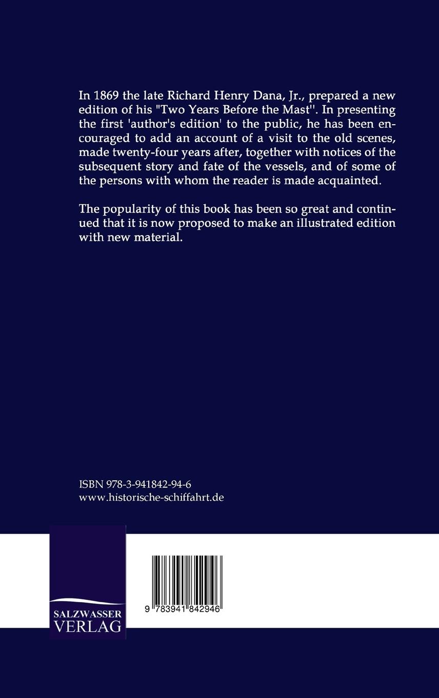 Rückseitencover Two Years before the Mast