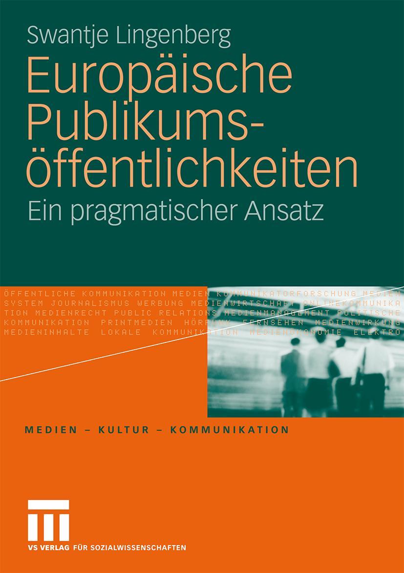 Vorderes Coverbild Europäische Publikumsöffentlichkeiten